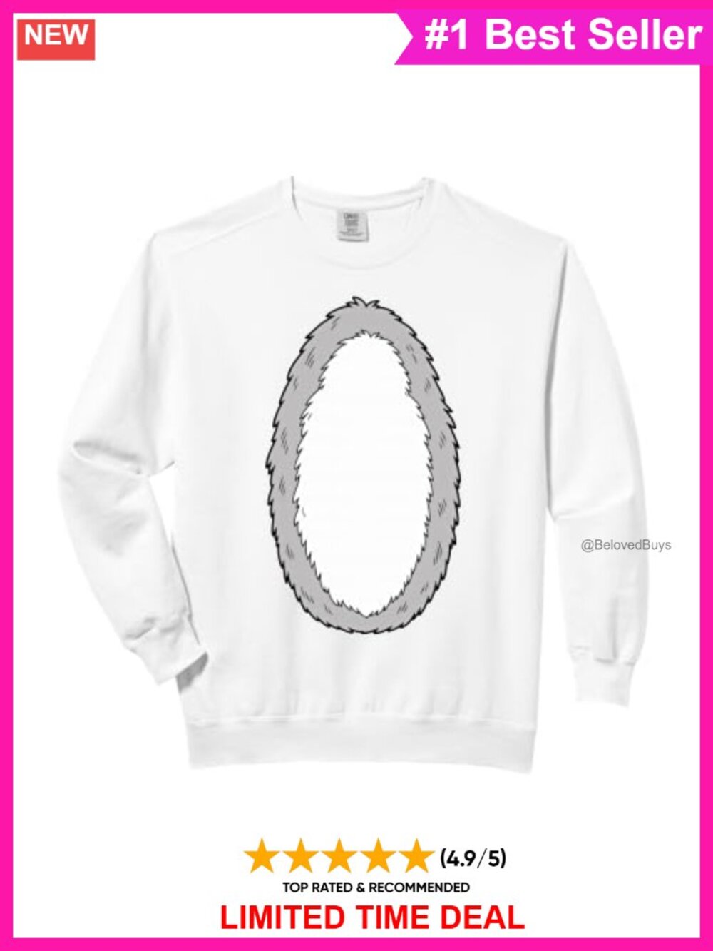 Comfort Colors Cotton Blend Crew Neck Long Sleeve Sweatshirt
